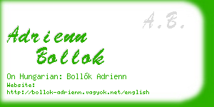 adrienn bollok business card